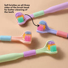 Soft Bristle 3 Sided Toothbrush, Oral Care Safety Toothbrush, Deep Cleaning Baby Toothbrush