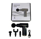 Mini Handheld Electric Body Massage Gun with 4 Heads