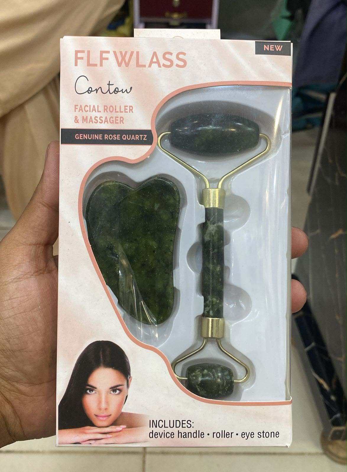 Natural Jade Roller & Gua Sha Set – Ultimate Facial Beauty & Massager Tool