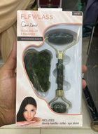 Natural Jade Roller & Gua Sha Set – Ultimate Facial Beauty & Massager Tool