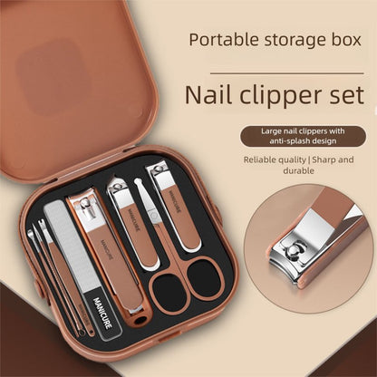 Professional Manicure Kit | Nail Clippers, Nail File &amp; Grooming Set for Men & Women