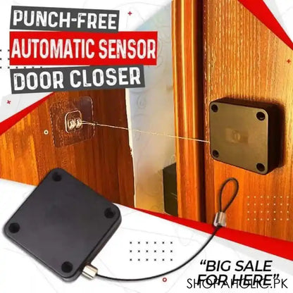 Multifunctional Automatic Door Closer | Punch-Free Door Closer