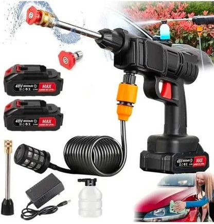 Cordless High Pressure Water Spray Gun | Portable Rechargeable Sprayer