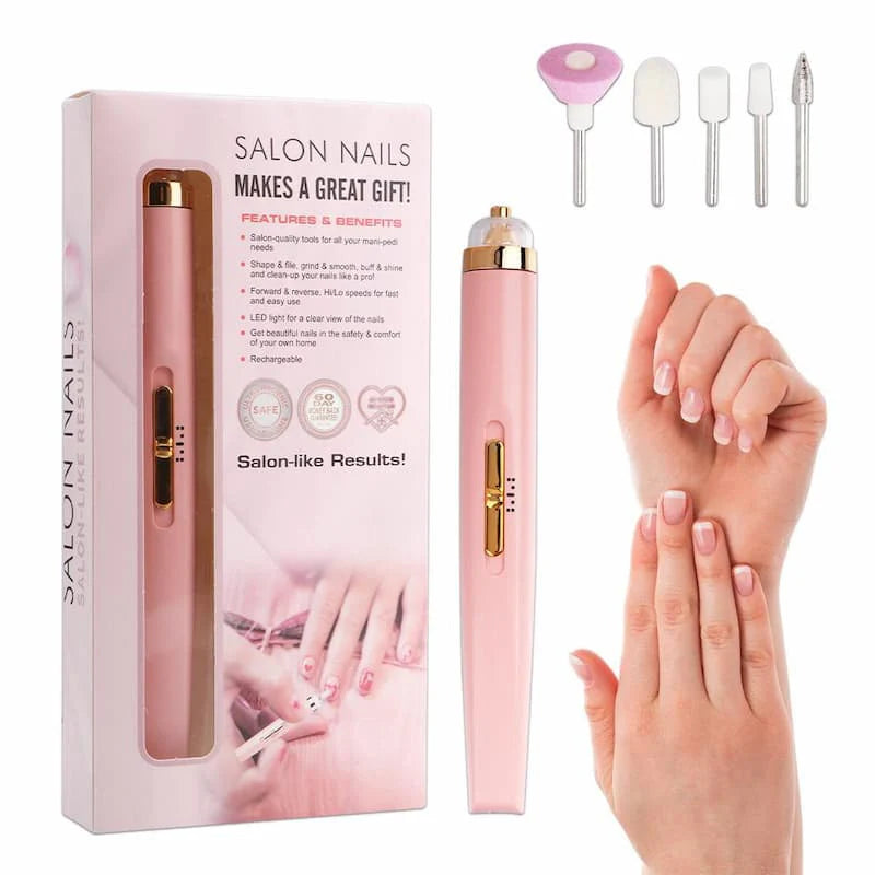 Rechargeable Flawless Salon Nails Kit | Electric Nail File