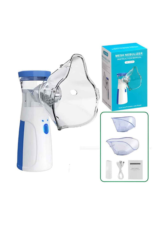 portable mesh nebulizer machine usb rechargeable inhaler for asthma respiratory care silent medical breathing device Aalaa Shop