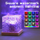 16 color LED crystal cube lamp with remote control RGB decorative night light for bedroom desk home decor Aalaa Shop