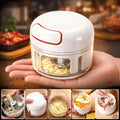 Mini Manual Food Chopper | Hand Push Vegetable Cutter
