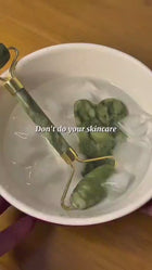 Natural Jade Roller & Gua Sha Set – Ultimate Facial Beauty & Massager Tool