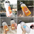 Cute Panda 1000ML Water Bottle with Straw – Leakproof Kids Bottle
