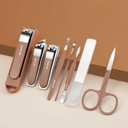 Professional Manicure Kit | Nail Clippers, Nail File &amp; Grooming Set for Men & Women